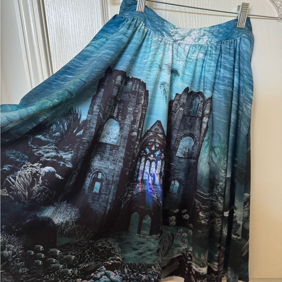 Atlantean gothic midi skirt - Picture 4 of 5